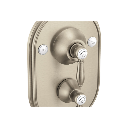 Posi-Temp(R) With Diverter Tub/Shower Valve Only Brushed Nickel -  MOEN, TS32100BN
